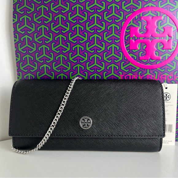 NWT Tory Burch Emerson Wallet On A Chain - Picture 3 of 14